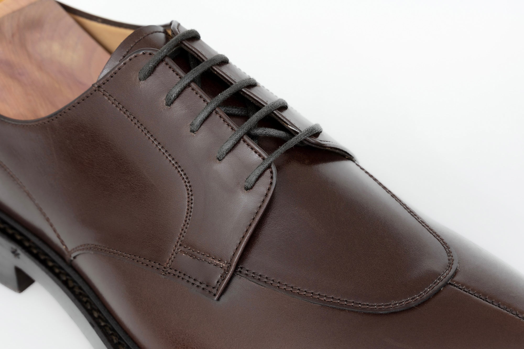 Derby discount homme marron