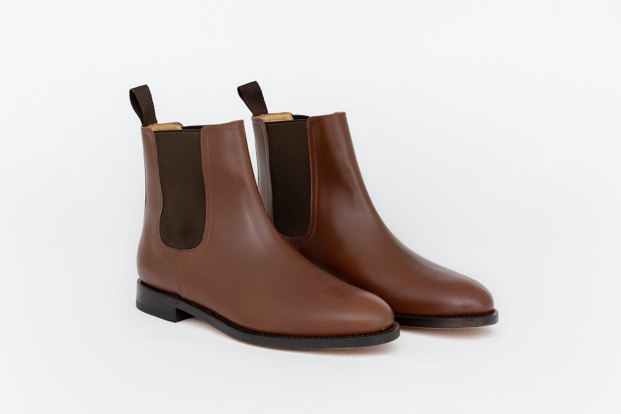 Chelsea boots en cuir et velours en noir ou marron pour homme Ypson s Ypsons